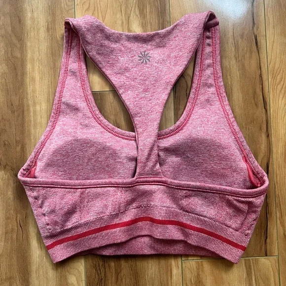 Athleta Women's Red Sports Bra - Picture 3 of 3